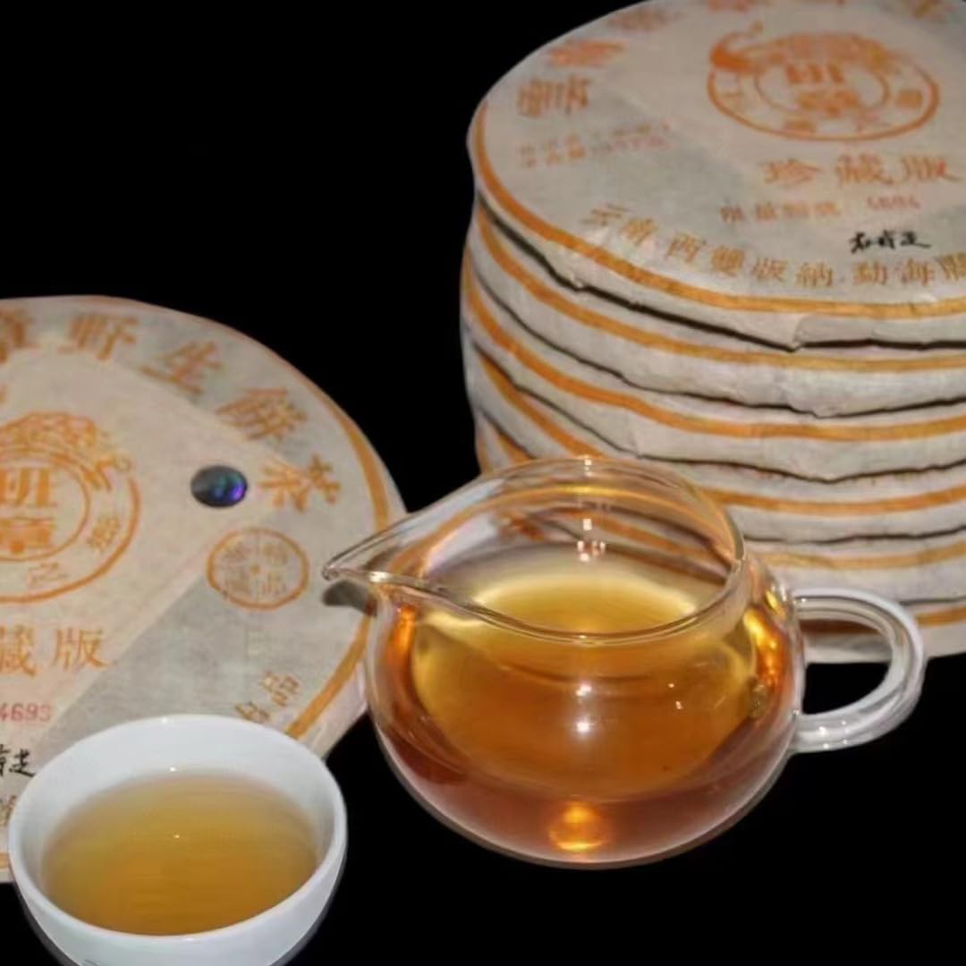 Pu-Erh tea,2009,Yunnan Wild Banzhang Cake Tea,357g,Raw