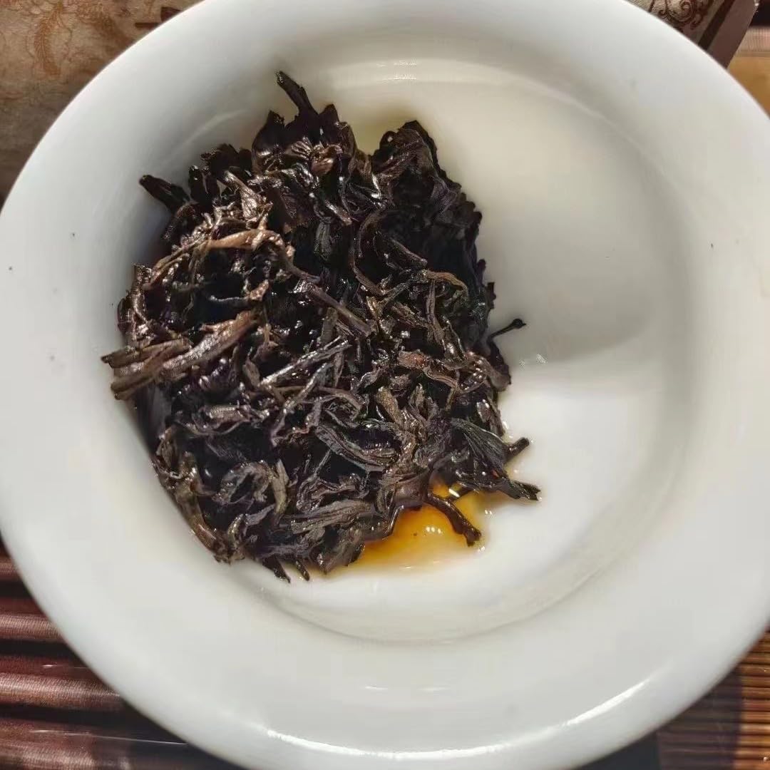 2022 Mansong Golden Bud Ripe Pu-erh Tea Cake, 357g, from Yunnan