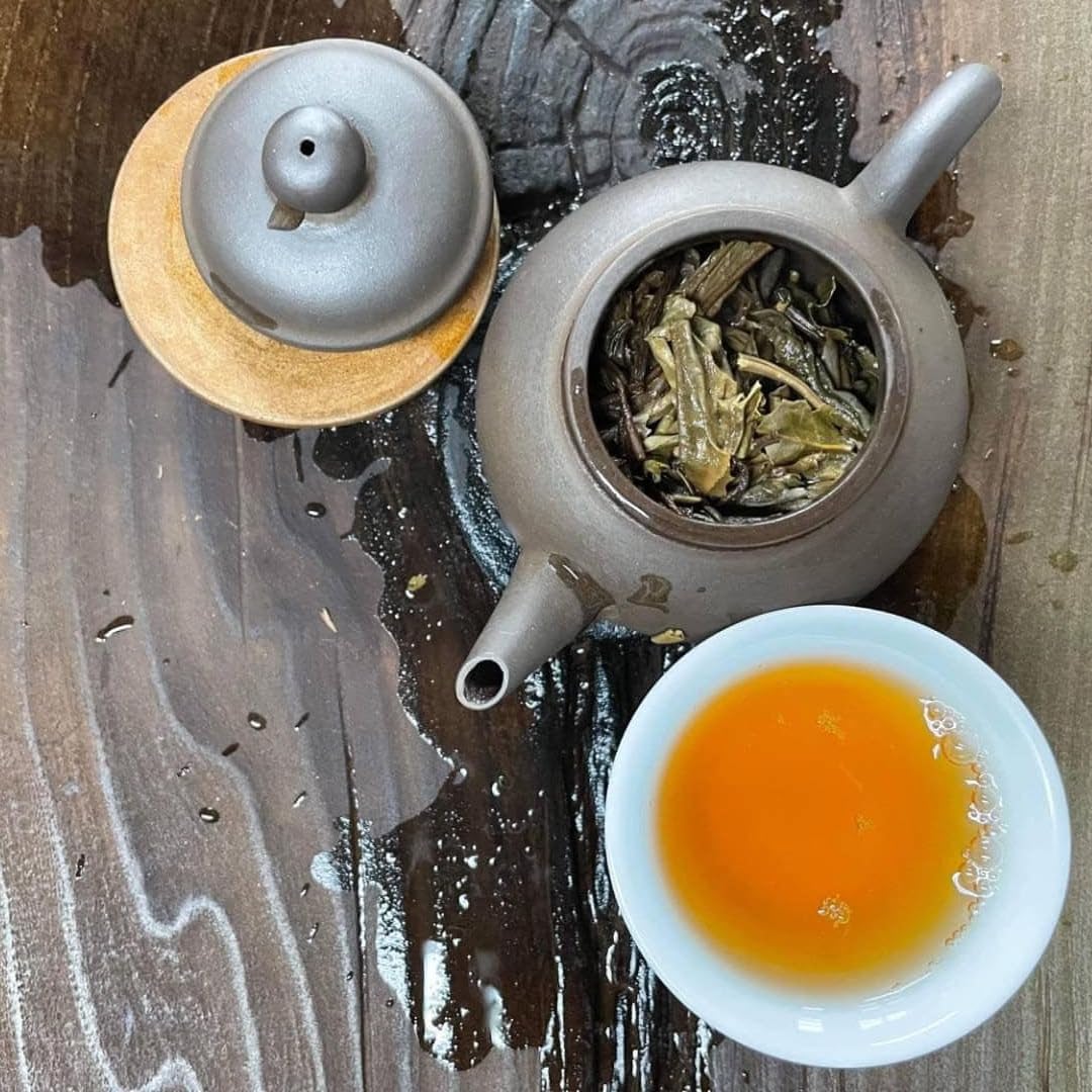 Yuan Yuan Tang 2019 Yiwu Raw Pu-Erh Tea – 357g (12.6oz) Sheng Puerh Cake – Premium Aged Chinese Tea