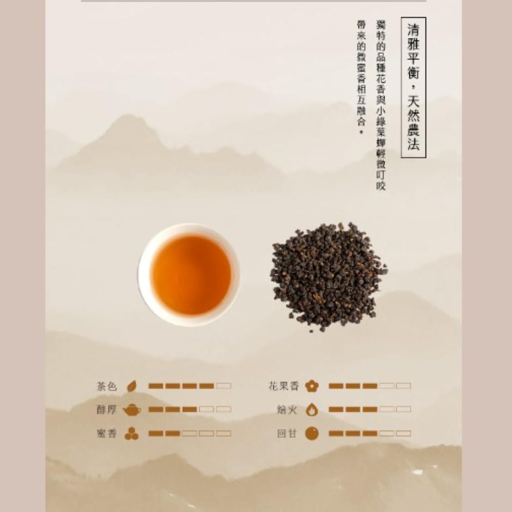 Taiwan unique tea,果香紅烏龍 Fruity Red Oolong,150g*4