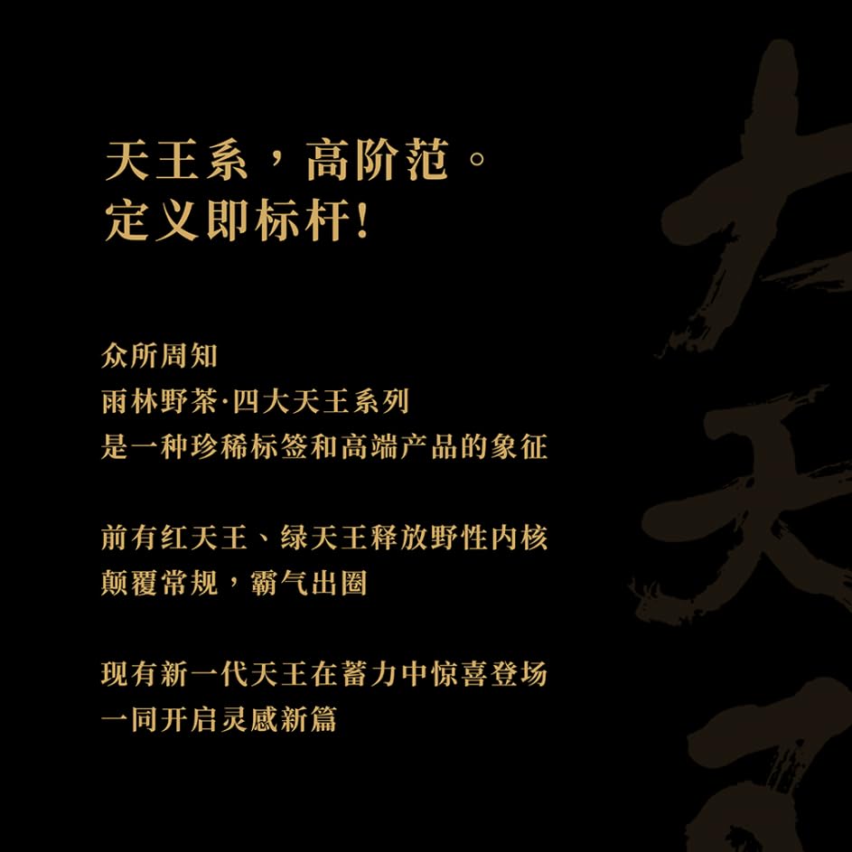 Rainforest Ancient Tree Hei Tian Wang 2018 Ripe Pu-Erh Tea Cake 357g – Premium Yunnan Shou Puerh