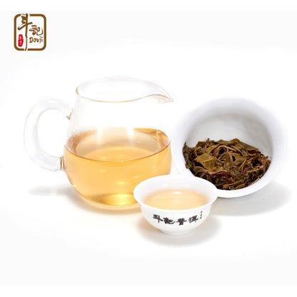 2018 Dou Ji Gu Xiang Man Dou Raw Pu-erh Tea Cake, 400g, from Yunnan