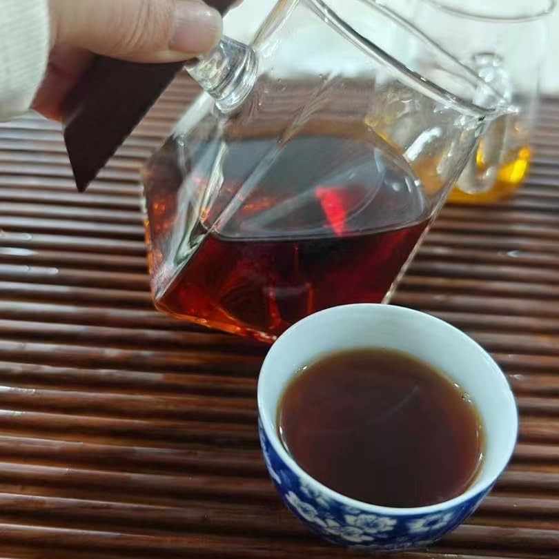 2005 Mabanggongdao Fo Yuan Ripe Pu-erh Tea Cake, 357g, from Yunnan