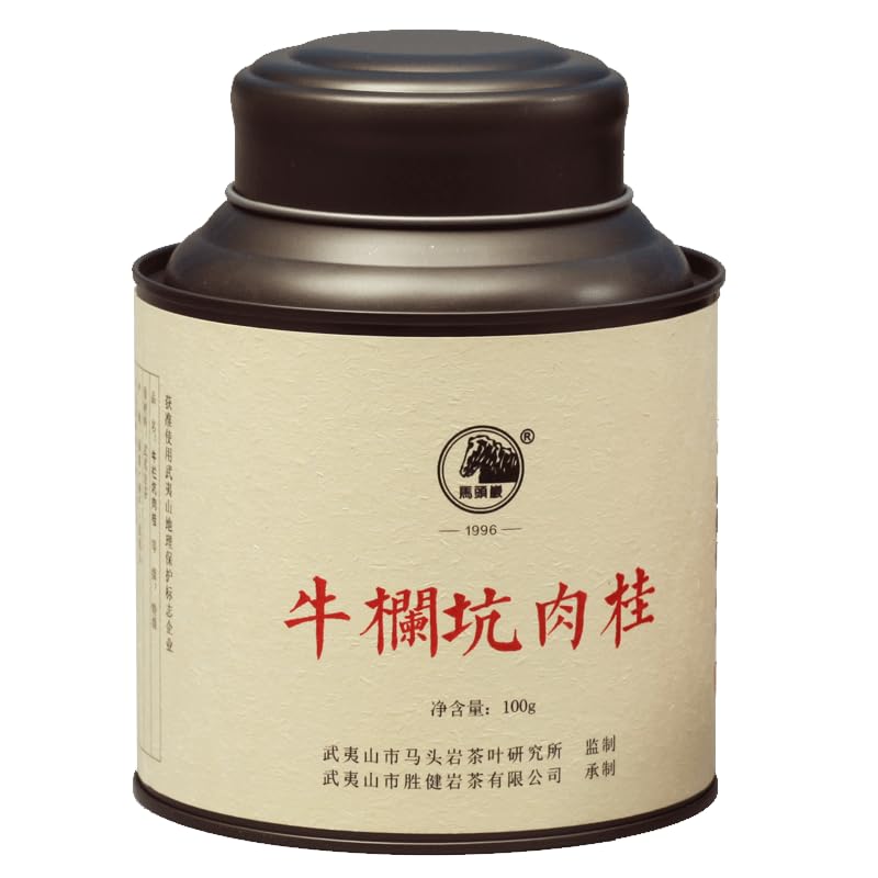 Niulankeng Premium Cinnamon Oolong, 100g Loose Leaf Black Canister