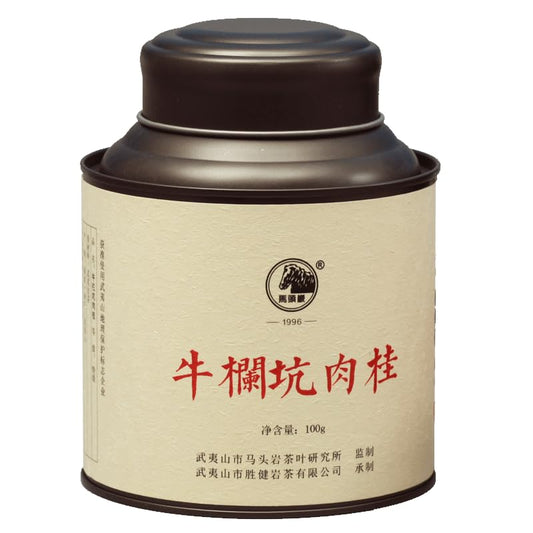 Niulankeng Premium Cinnamon Oolong, 100g Loose Leaf Black Canister