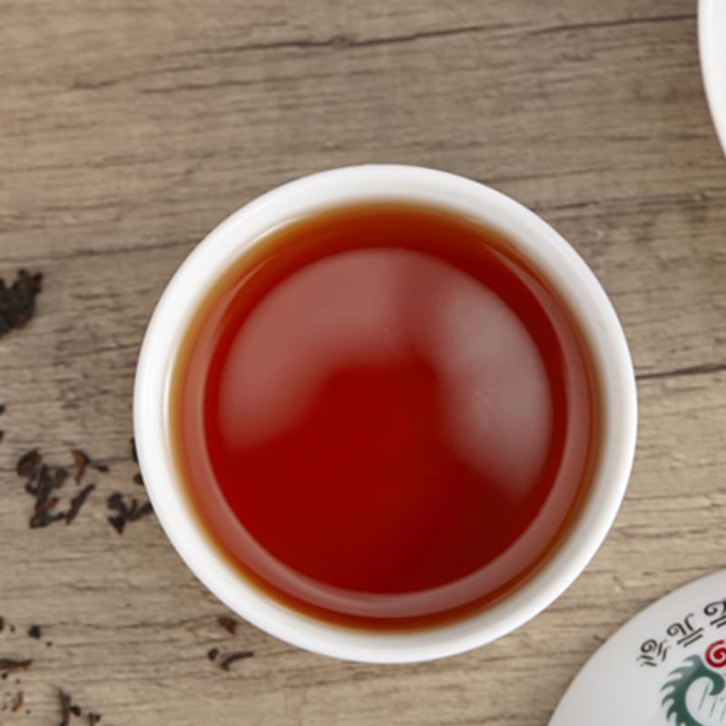 2017 Yun Yuan Gu Gui Gu Ripe Pu-erh Tea Cake, 357g, from Yunnan