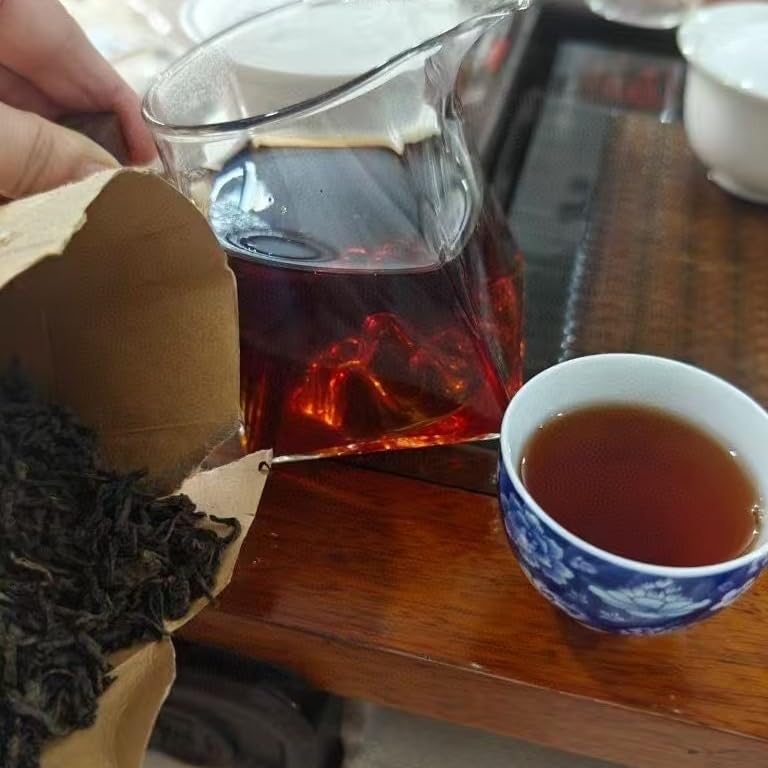 1990s Ginseng Brick Ripe Pu-erh Tea, 200g, from Yunnan