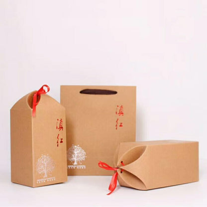 Yunnan Black Tea 雲南滇紅,手工金絲寶塔金芽蜜香125g*4,Shipped from China