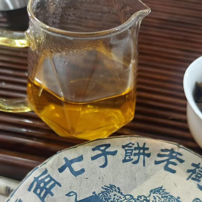 2013 Snowy Mountain Raw Pu-erh Tea Cake, 357g, from Lao Shu Tea Factory, Yunnan