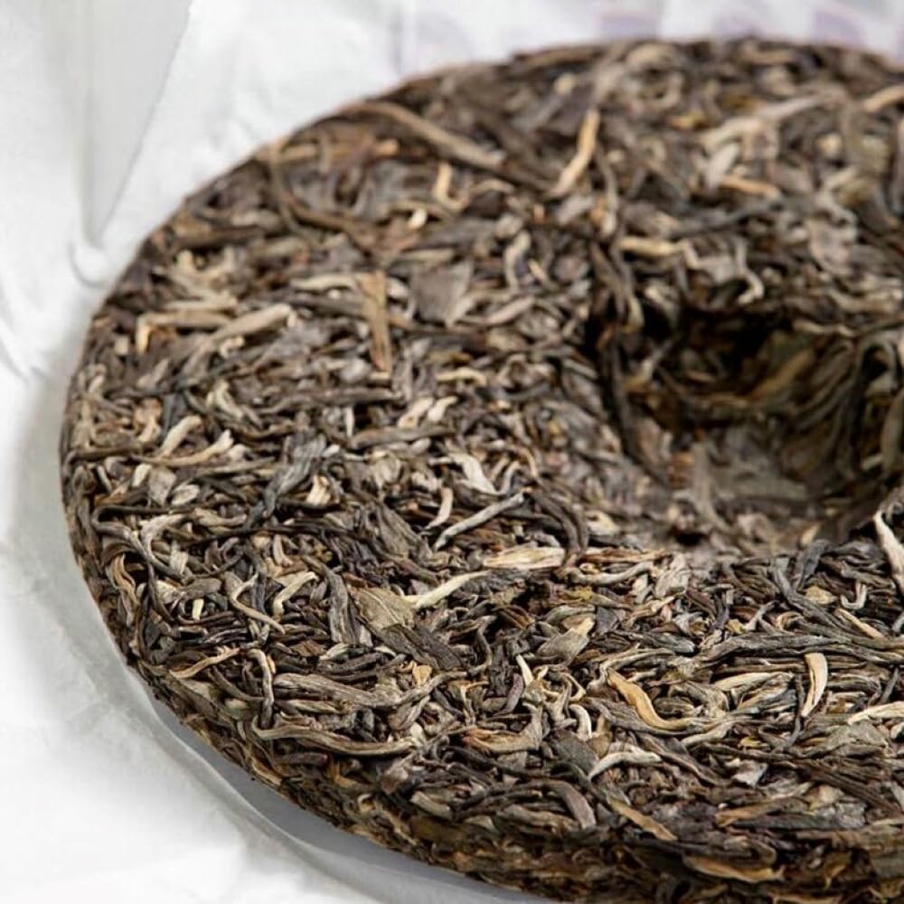 2023 Yi Wu Ming Qian Chunjian Raw Pu-erh Tea Cake, 357g, from Yunnan