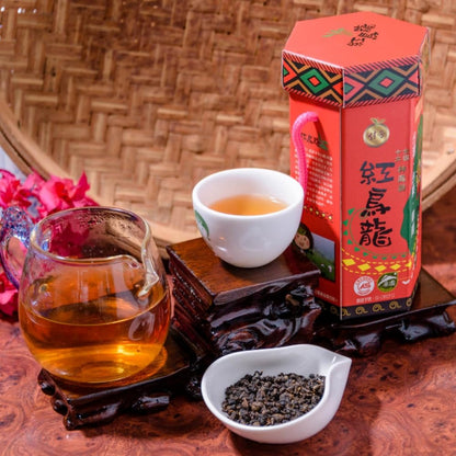 Taiwan Red Oolong Tea, Jia Fang Tea Garden, Loose Leaf,150g x 4
