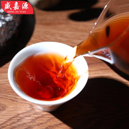 Pu-Erh tea,2015,SHENG JIA YUAN,Old Mane,357g,Ripe