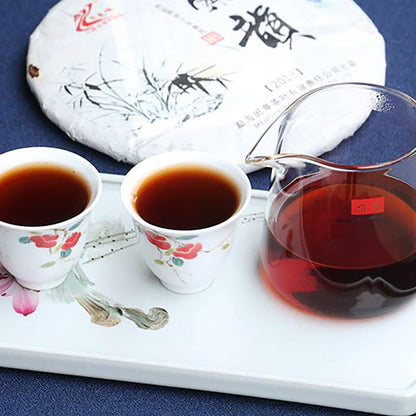 Lao Man'e Lanyun Ripe Pu-Erh Tea 2013 – 357g