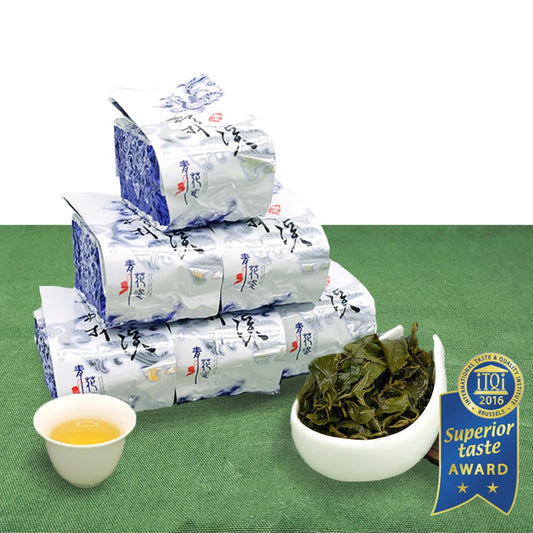 Taiwan unique tea,杉林溪高山鮮採烏龍茶葉 Shanlinxi Oolong Tea,150g*4