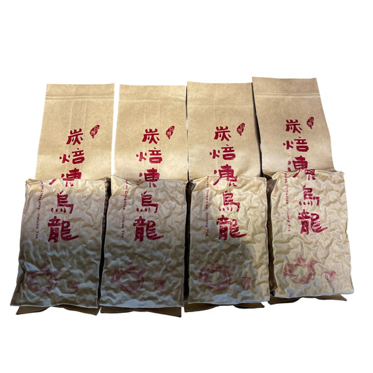 Taiwan Dong Ding Oolong Tea, Medium-Heavy Charcoal Roast (Level 5), 150g × 4 Packs – Bold Traditional Flavor
