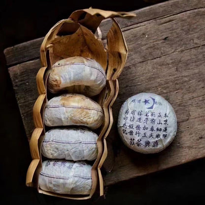 Dingxing Tea House 2005 Tuo Cha Raw Pu-Erh Tea – 5 x 100g Aged Sheng Puerh