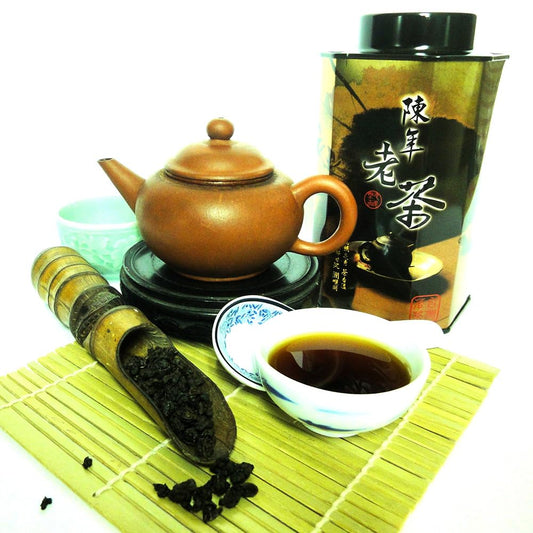 Taiwan unique tea,凍頂功夫陳年老烏龍茶葉 Tongding Aged Oolong Tea,Medium Rare,150gx4