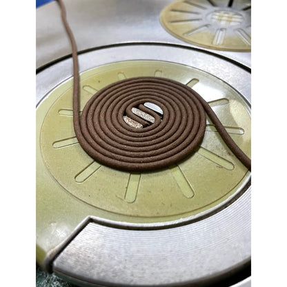 Nian Zhen Tang Hoi An Aloeswood Mini Coil Incense - Natural Wood Scent, 48 Coils/Box (Pack of 4)