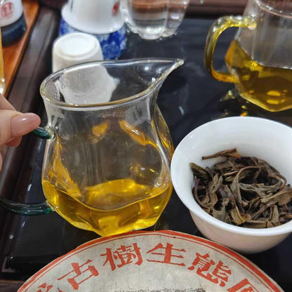 2005 Vintage Che Shun Hao Yiwu Ancient Tree Raw Pu-erh Tea Cake (357g)