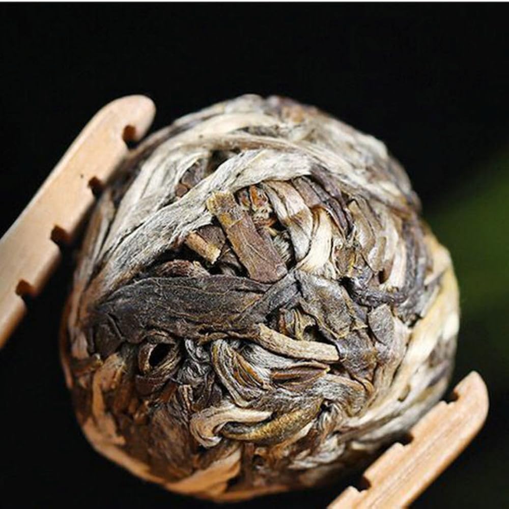 Sheng Jiayuan Raw Pu-erh Tea Dragon Ball, Bingdao Lao Zhai Ancient Tree Mini Tuocha, 500g