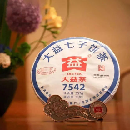 2019 7542 (First Place) Raw Pu-erh Tea Cake, 357g, from Yunnan