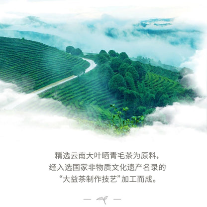 Pu-Erh tea,2021,overseas Chinese Gift,357g,Raw