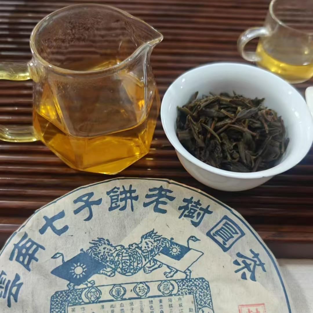 2013 Snowy Mountain Raw Pu-erh Tea Cake, 357g, from Lao Shu Tea Factory, Yunnan