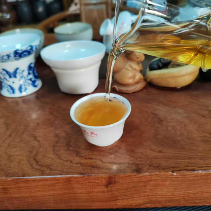Mengku Rongshi 2016 Mangfei Ancient Tree Pu'er Raw Tea, Premium Yunnan Puerh Tea Cake, Orchid & Honey Aroma, 500g
