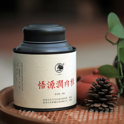 Wuyuanjian Premium Cinnamon Oolong, 100g Loose Leaf Black Canister