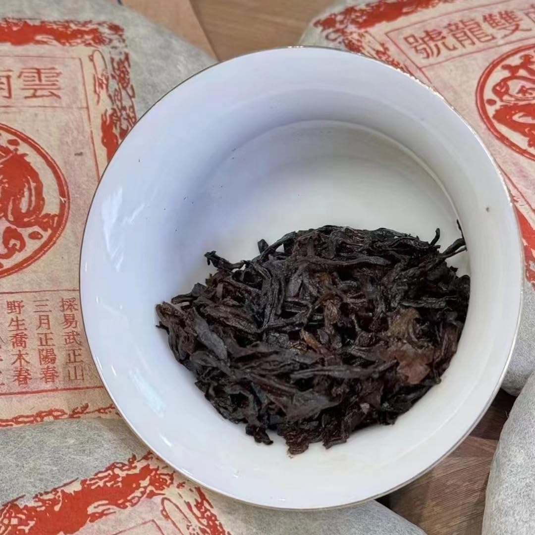 Pu-Erh tea,1998,Yunnan Double Dragon,357g,Ripe