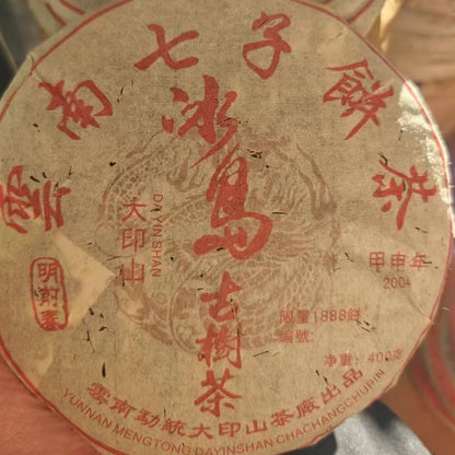2024 Dayinshan Iceland Ancient Tree Raw Pu-erh Tea Cake, 400g, from Yunnan