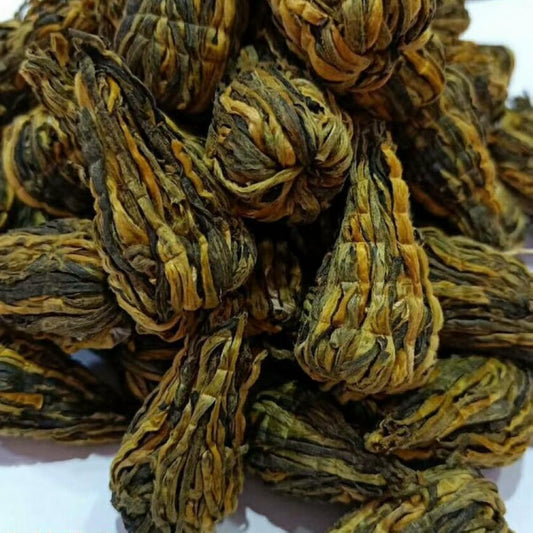Yunnan Black Tea 雲南滇紅,手工金絲寶塔金芽蜜香125g*4,Shipped from China