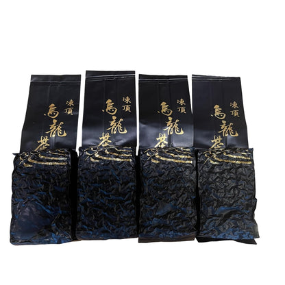 Taiwan Dong Ding Oolong Tea, Light Roasted (Level 3), 150g × 4 Packs – Traditional Charcoal-Roasted Flavor
