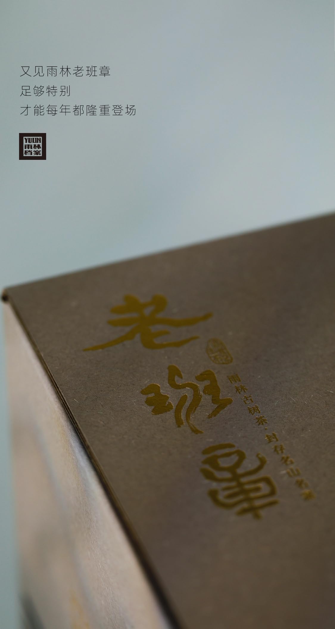 Yulin 2021 Lao Ban Zhang Ancient Tree Raw Pu'er Tea Cake