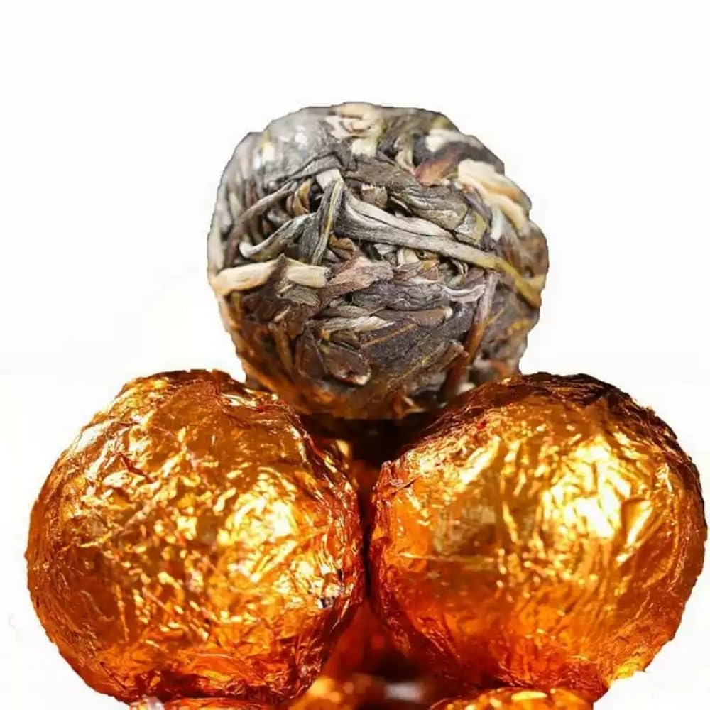 Sheng Jiayuan Bingdao Bawai Raw Pu-erh Tea Dragon Pearls, Ancient Tree Mini Tuocha, 500g Gift Box
