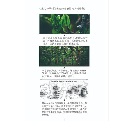 Douji 2014 Qixing Beidou Pu-erh Tea Cake, 400g Raw Pu-erh (Sheng)