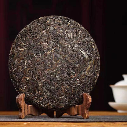 Sheng Jia Yuan 2016 Mansong Raw Pu-Erh Tea – 357g (12.6oz) Sheng Puerh Cake – Premium Aged Chinese Tea