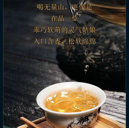 2019 Infinite Mountain (Wuliangshan) Ancient Tree Raw Pu-erh Tea Cake, 357g, from Yunnan – SHENG JIA YUAN