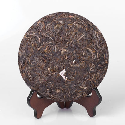 Douji 2014 Dadou Raw Puerh Tea Cake 357g - Aged Xishuangbanna Small Arbor Tree Spring Tea