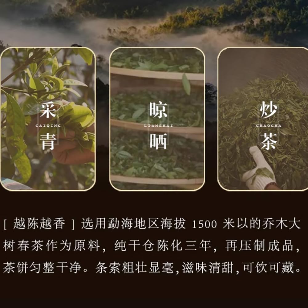 Bafang Tea Garden Yue Chen Yue Xiang Ripe Pu-Erh Tea 2021 – 357g