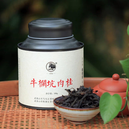 Niulankeng Premium Cinnamon Oolong, 100g Loose Leaf Black Canister