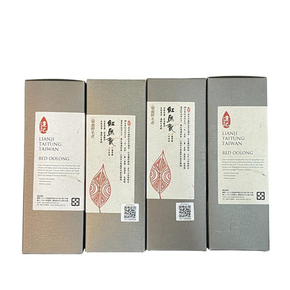 Taiwan unique tea,Lianji cha zhuang,Taitung Luye Red Oolong,Heavy Oxidation, Medium Roasting,150g*4