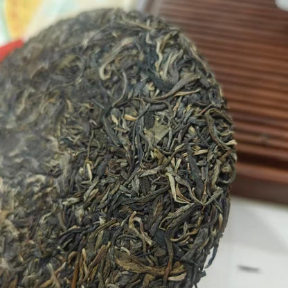 2005 Yiwu Mangshe Qing Raw Pu-erh Tea Cake, 357g, from Yunnan