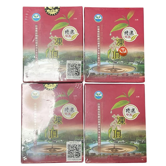 Dong Ding Oolong Tea – Medium Roast, Premium Selected Taiwanese Tea, 150g x 4 Packs (600g Total)