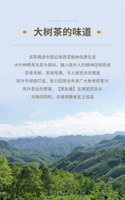 2016 Chen Sheng Hao Peng You Yi Raw Pu-erh Tea Cake, 357g, from Yunnan