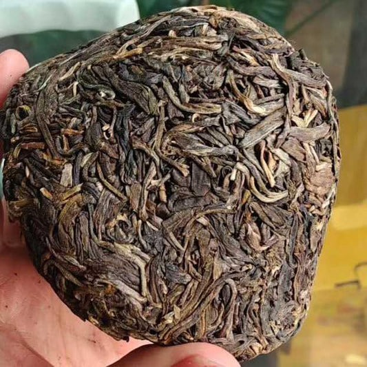 2008 Aged Yiwu Ancient Tree Mushroom Tuo Tea - Raw Puerh (2 Pack x 250g, Total 500g)