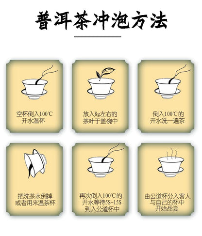 2018 Xinghai Golden Dog Prosperity Raw Pu-erh Tea Cake, 357g, from Yunnan