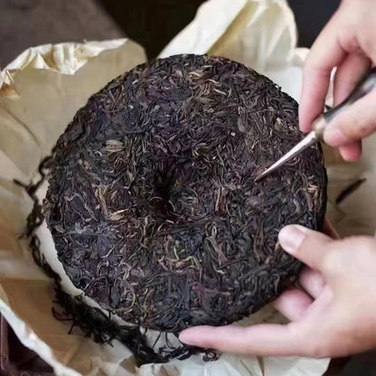 Pu-Erh tea,1990s,Dragon Mark Song Pin Hao,400g,Raw