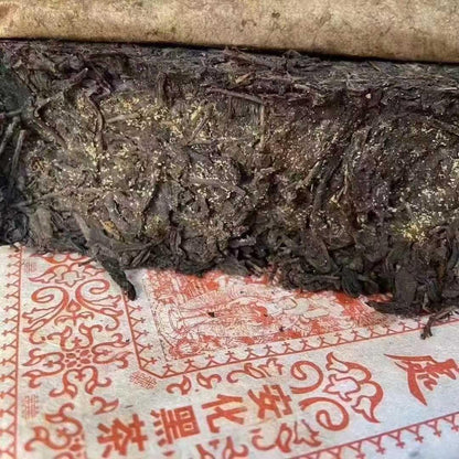 Huang Chuanfu Original Leaf Handmade Fu Brick Tea, 1000g, from Anhua
