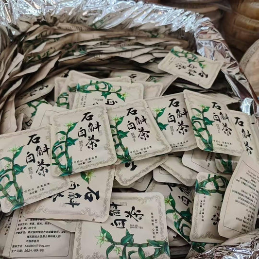 Shihu Dendrobium White Tea Blend, 5g x 100 Sachets (500g Total), Herbal Loose Tea